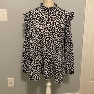 Animal print top